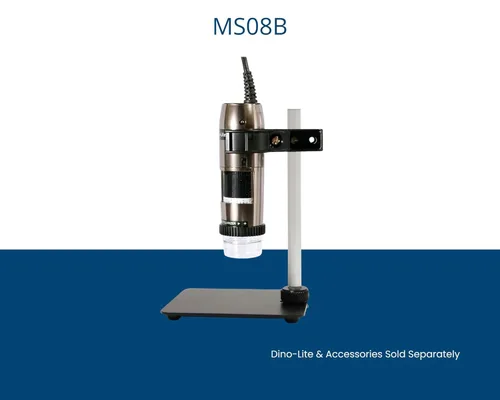 Vista 5 de Dino-Lite MS08B - Soporte de mesa portátil compacto, ajustable, 3.9" x 2.9" x 5.7