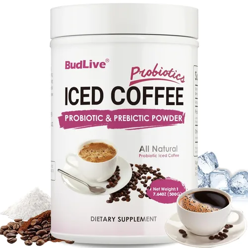Café helado probiótico con adaptógenos, café molido delgado, café especial arábica con cafeína, tostado medio, ideal para preparación fría y bebidas