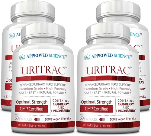 Vista 8 de Approved Science® Uritrac™ - Soporte UTI - Arándano, D-manosa, arándano rojo, vegano - 60 cápsulas por botella - Paquete de 2