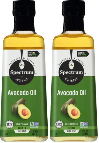 Vista 10 de Aceite de semilla de uva refinado Spectrum Naturals, 16 onzas.