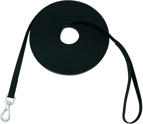 Vista 12 de Correa de entrenamiento para perros impermeable de 50 pies, 30 pies, 15 pies, 10 pies, 5 pies, resistente de llamada larga para perros grandes, Rosa