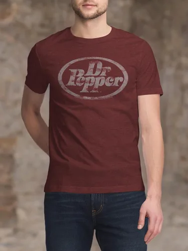 Vista 11 de Tee Luv Camiseta con logo Faded Dr Pepper Soda para hombre