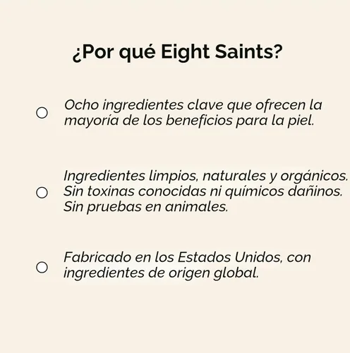 Vista 3 de Eight Saints Chase the Sun Amplio Espectro SPF (30) Hidratante Solar para Rostro, Protección Solar Natural y Orgánica a Base de Minerales