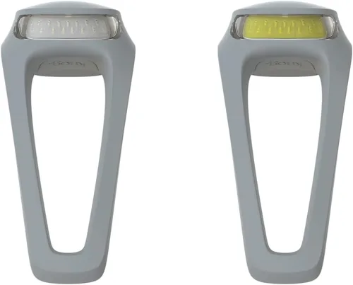 Vista 9 de Knog Frog Bike Headlight and Tail Light Set - USB-C Rechargeable Bicycle Light with 40 Lumen Front & 20 Lumen Rear Output, 9 Modes, Flexible Mount