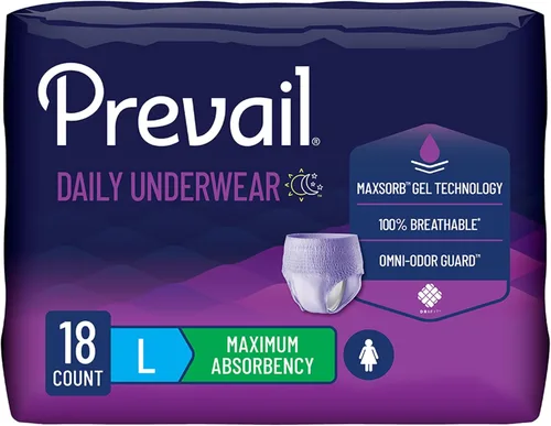 Vista 8 de Prevail Ropa interior protectora para incontinencia para mujer, máxima absorción, talla S, 22