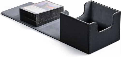 Vista 18 de Caja de almacenamiento de cartas ZLCA para cartas de intercambio, caja de cubierta de baraja MTG Commander con capacidad para más de 120 cartas