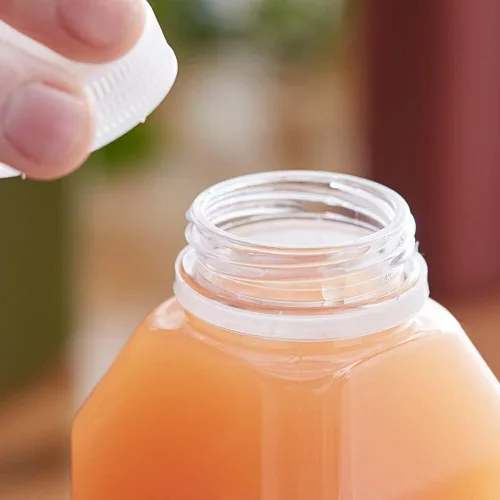 Vista 3 de Paquete de 15 tapas transparentes para botellas de 1.5 pulgadas, a prueba de manipulaciones, tapas de plástico de repuesto para botellas de agua