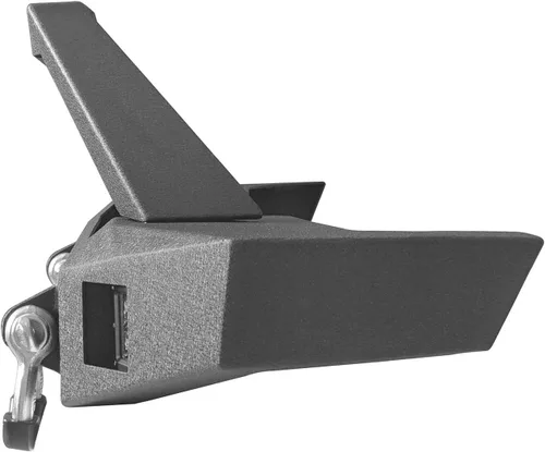 Vista 7 de Hooke Road XJ Parachoques delantero con placa de cabrestante para Jeep Cherokee XJ 1984-2001, parachoques de cabrestante de acero con luces LED