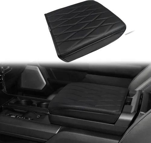 Vista 73 de Muslogy Funda para reposabrazos de consola central apta para Chevy Silverado/Tahoe y GMC Sierra/Yukon 2007-2013, cómoda almohadilla