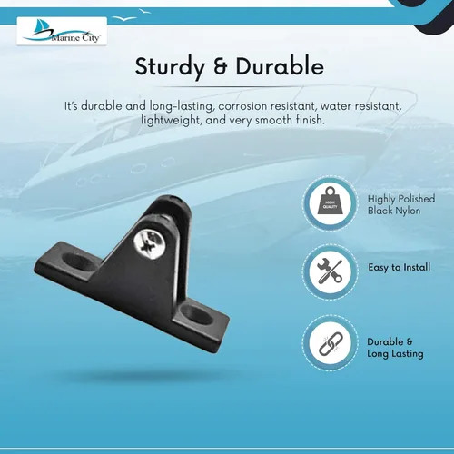 Vista 4 de MARINE CITY Bimini Top Deck Hinges –Corrosion & Water-Resistant, Ideal for Boats, Yachts, Ships, RVs
