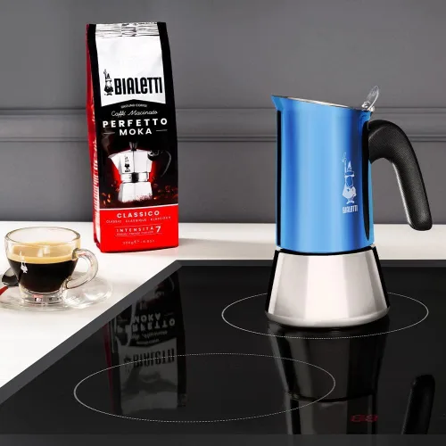 Vista 10 de Bialetti – New Venus, máquina de café espresso de acero inoxidable, apta para todo tipo de estufas, 2 tazas (85 ml), aluminio, plateado