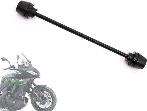 Vista 5 de MC MOTOPARTS Compatible con Z900 2017-2018 Negro Eje Rueda Delantera Horquilla Protectores Protectores Protectores de Choque