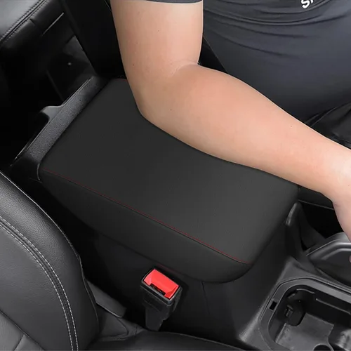 Vista 28 de AOMSAZTO Fundas de reposabrazos para Ford Explorer 1997-2001 Negro