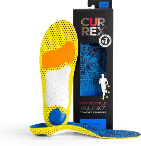 CURREX RunPro Plantillas para zapatos de correr, inserciones de soporte del arco para ayudar a reducir la fatiga, prevenir lesiones, mejorar el