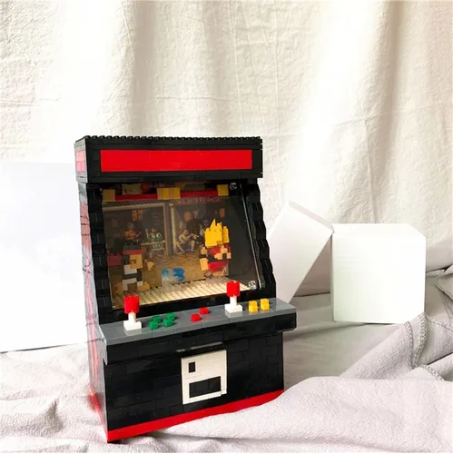 Vista 6 de Juego de lucha micro bloques para adolescentes o adultos, juego de construcción de micro bloques de bricolaje para fanáticos del juego