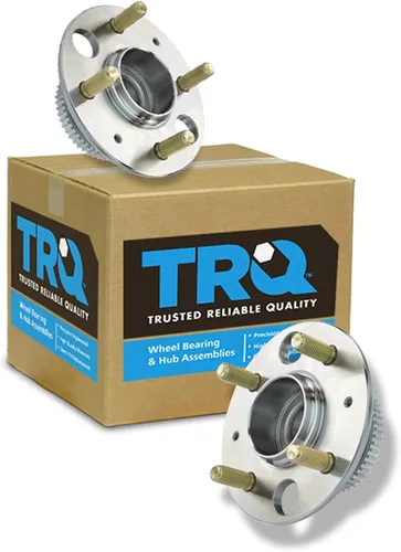 Vista 110 de TRQ Juego de 2 rodamientos de rueda delantera y conjunto de cubo compatible con Tesla 3 2020 Y 2018-2019