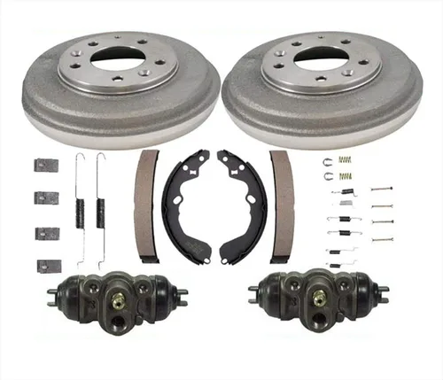 100% nuevos tambores traseros zapatos resorte kit rueda cilindro para Mazda 626 MX6 93-2002
