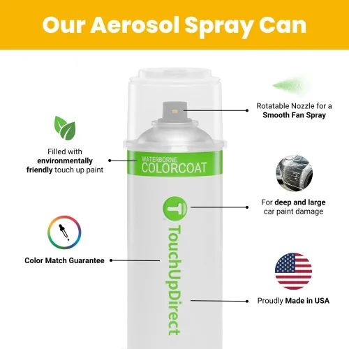 Vista 2 de TouchUpDirect PL5 Acapulco Gold - Pintura en aerosol compatible con Dodge Exact Match - Kit esencial