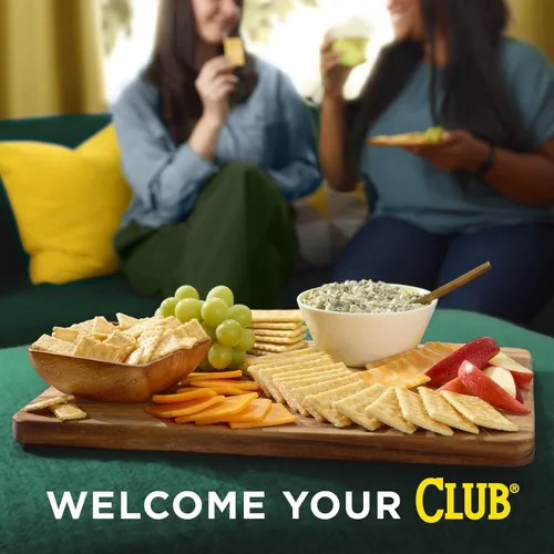 Vista 6 de Club Minis Crackers, aperitivos para el almuerzo, galletas saladas, Hidden Valley Ranch, caja de 11 onzas (1 caja)