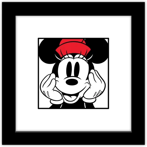 Trends International Gallery Pops Disney Mickey Mouse - Minnie Expressions - Póster artístico de pared de contenido, 12 x 12 pulgadas, versión