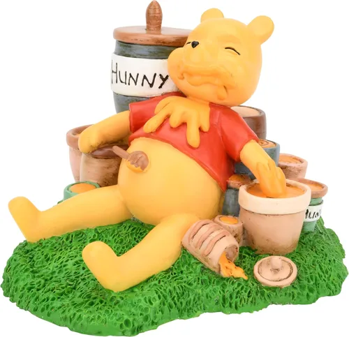 Vista 2 de Tree Buddees Passed Out Pooh ~ Divertida figura decorativa de Winne The Pooh Had Too Much Hunny