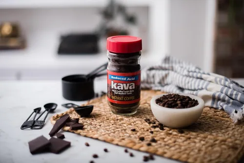 Vista 3 de Kava Café instantáneo reducido en frasco de vidrio, 4 onzas (paquete de 1)