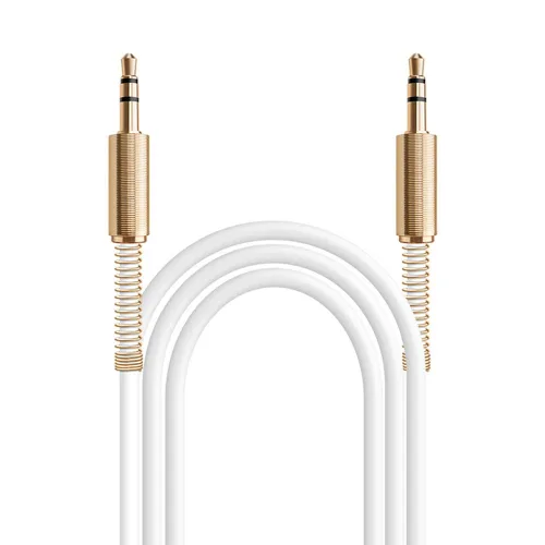 Vista 10 de JacobsParts Paquete de 2 cables auxiliares de 0.138 in 1/8 pulgadas macho a macho estéreo cable de audio auxiliar (negro)