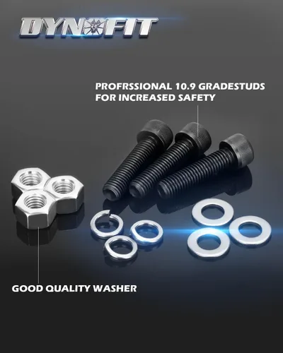 Vista 5 de Dynofit - Kit de nivelación con elevación de chasis delantero de 3 pulgadas para Ford F150 2WD 4WD 2004-2023 y Expedition 2003-2018, espaciadores