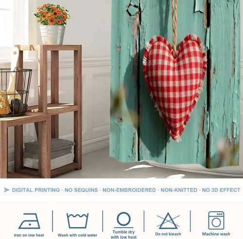 Vista 228 de Shrahala Father and Child Embracing No Hooks Shower Curtain with Snap in Liner Set, Tender Moment Captured Bathroom Décor Polyester Fiber Waterproof