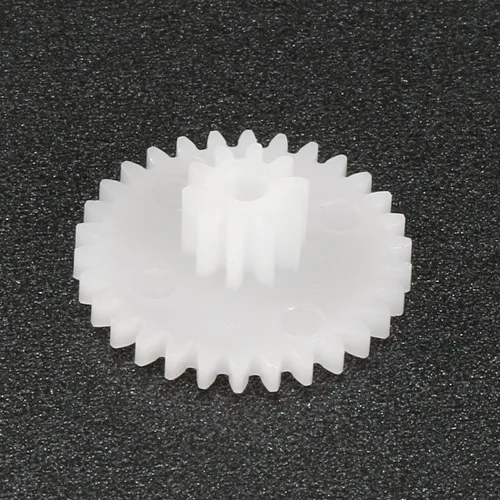 Vista 2 de uxcell 20 piezas de engranajes de plástico 30 dientes modelo 30102B engranaje de reducción engranajes de gusano de plástico para RC coche robot motor
