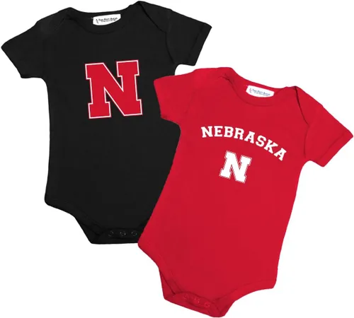 Vista 23 de Two Feet Ahead Paquete de 2 mamelucos para bebé, recién nacidos, tallas con licencia 0-3M, 6M, 12M, 18M