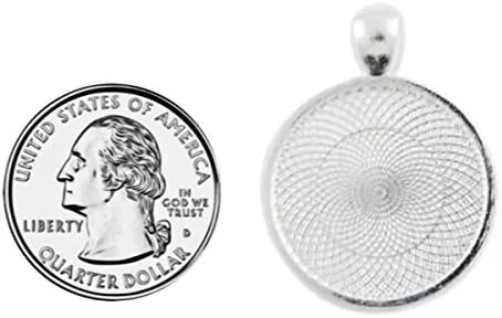 Vista 2 de The Spider's Parlor Boba Fett Crest Code of Honor - Colgante chapado en plata de 24 pulgadas, collar de cadena de bolas de acero inoxidable hecho a