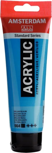 Vista 68 de Amsterdam Serie Estándar Tubo de Pintura Acrílica 120ml Azo Naranja 276 (17092762)