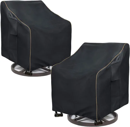 Vista 18 de Paquete de 2 fundas para sillas Adirondack de patio, impermeables, resistentes, para exteriores, fundas para sillas de patio Adirondack para sillas