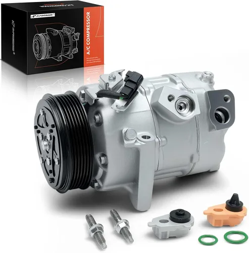 A-Premium Compresor de A/C con embrague compatible con Ford Explorer 3.0L 2020-2023, Police Interceptor Utility 3.0L 2020-2023, Lincoln Aviator 3.0L