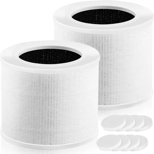 Core Mini filtro de repuesto para mini purificador de aire LEVOIT Core, 3 en 1 H13 True HEPA filtro para Levoit filtro de repuesto Core Mini-P/Core