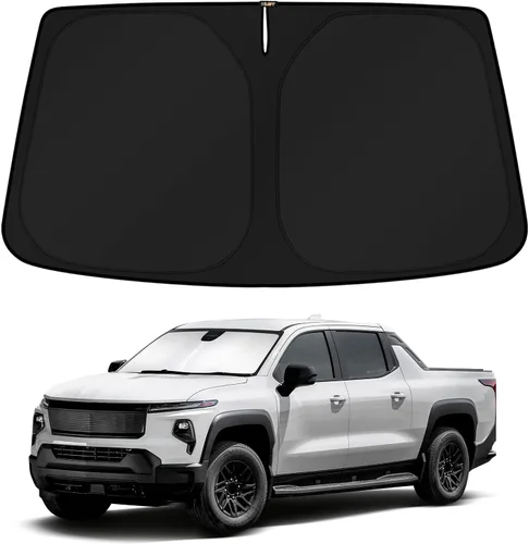 Vista 55 de KUST Parasol para parabrisas para BMW X1 F48 2016, 2017, 2018, 2019, 2020, 2021, 2022, accesorios de ajuste personalizado, parasol plegable