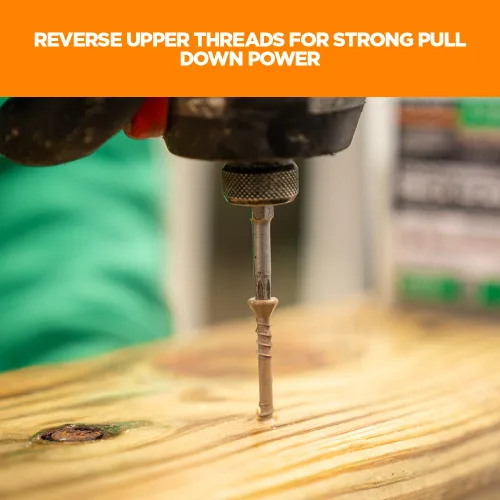 Vista 7 de CAMO 3-1/2" X #10 - Tornillo de cubierta de 1350 unidades de COUNTERSINKING