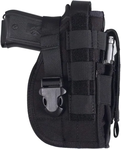 Vista 3 de ACEXIER Funda táctica universal para pistola de mano derecha Molle Pistola Combat Airsoft cinturón para 1911 45 92 96 G1ock