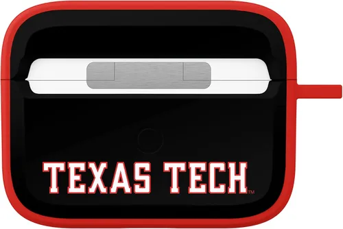 Vista 6 de Affinity Bands Texas Tech Red Raiders HDX - Funda compatible con Apple AirPods Pro 1 y 2 (clásico)