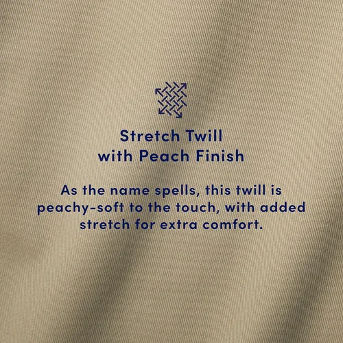 Vista 4 de French Toast Bermudas de sarga elástica con cintura ajustable para niñas