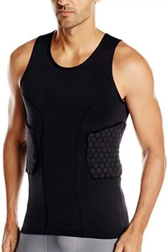 Vista 3 de TUOY Padded Shirt Rib Protector Compression Protective Shirt Adult Sizes