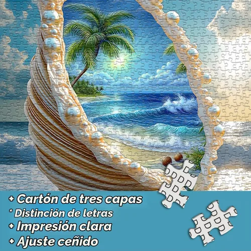 Vista 6 de Italy Cinque Terre Puzzle Puzzles for Adults 1000 Pieces, Colorful Beach Puzzle with Flower, Summer Ocean Scenery Art, Italian Seaside Landscape