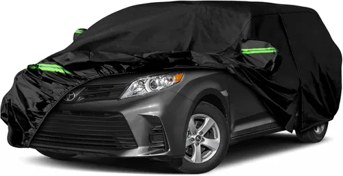 Vista 17 de Funda impermeable de repuesto para Lexus LX/Toyota Land Cruiser 2008-2025, 6 capas para todo tipo de clima, con puerta con cremallera y bandas