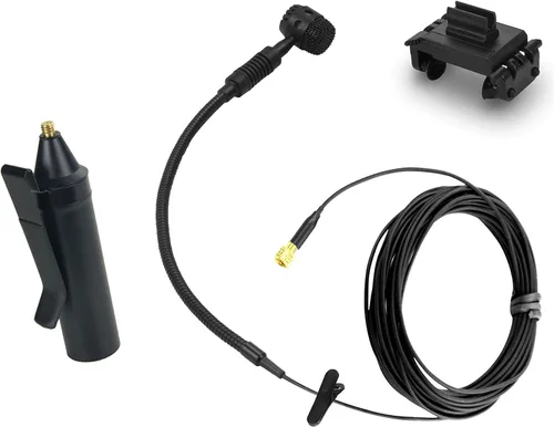 Vista 17 de HEIMU Micrófono condensador de instrumento con clip + clip universal (para bajos)