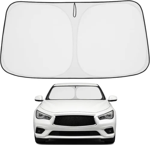 Vista 294 de Proadsy Parasol para parabrisas actualizado 2025, ajuste personalizado, BMW X3 2017-2011, 4 capas, plegable, protector de parasol para bloquear