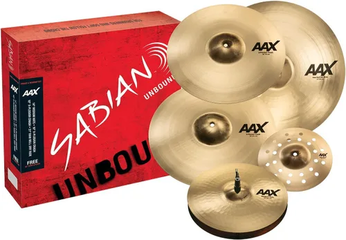 SABIAN AAX - Paquete de platillos de alabanza y adoración, acabado brillante