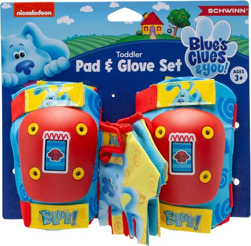 Vista 4 de Nickelodeon Paw Patrol and Blue's Clues & You! Conjuntos de codo/rodilleras y guantes para niños pequeños, varios