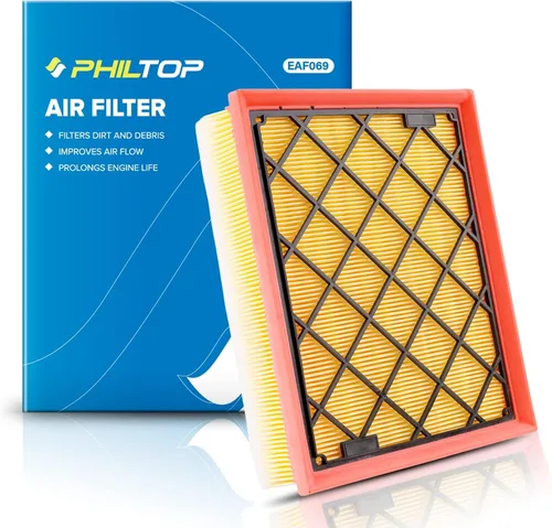 Vista 13 de PHILTOP Filtro de aire de motor CA11206 de repuesto para Hyundai Accent 2012-2017, Veloster 2012-2017 y Kia Rio 2012-2017, Soul 2012-2019, panel