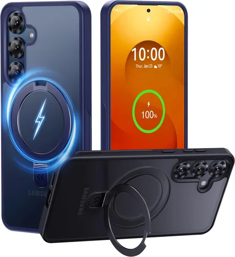 Vista 12 de CASEKOO Funda magnética patentada para Samsung Galaxy S25 Plus [protección militar contra caídas de 16 pies] [compatible con MagSafe] Funda delgada